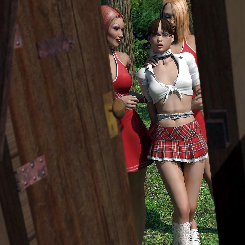 11P First Day In School - 3D Porn