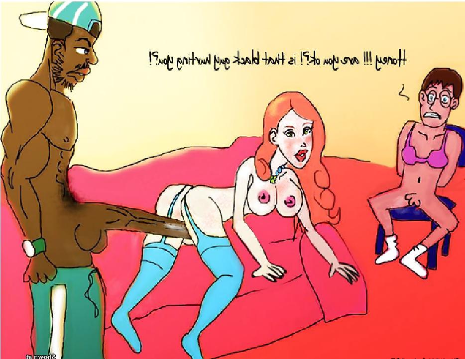 25P INTERRACIAL CARTOONS
