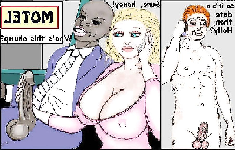25P INTERRACIAL CARTOONS