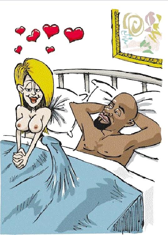 25P INTERRACIAL CARTOONS