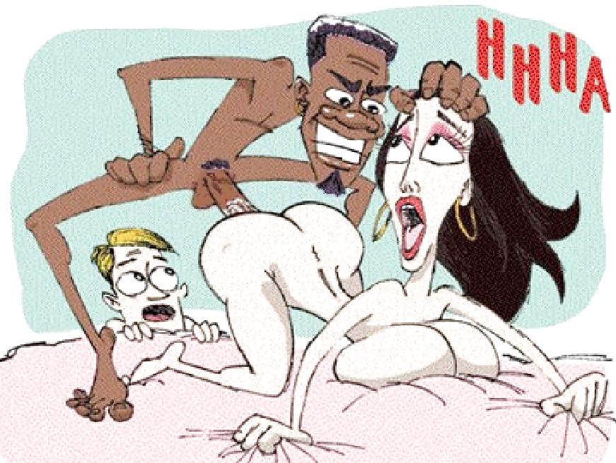 25P INTERRACIAL CARTOONS