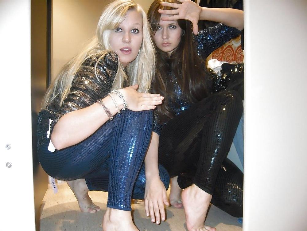 25P Wet-Look Spandex & Latex Leggings #7