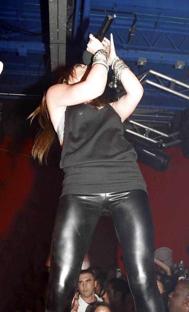 25P Wet-Look Spandex & Latex Leggings #5