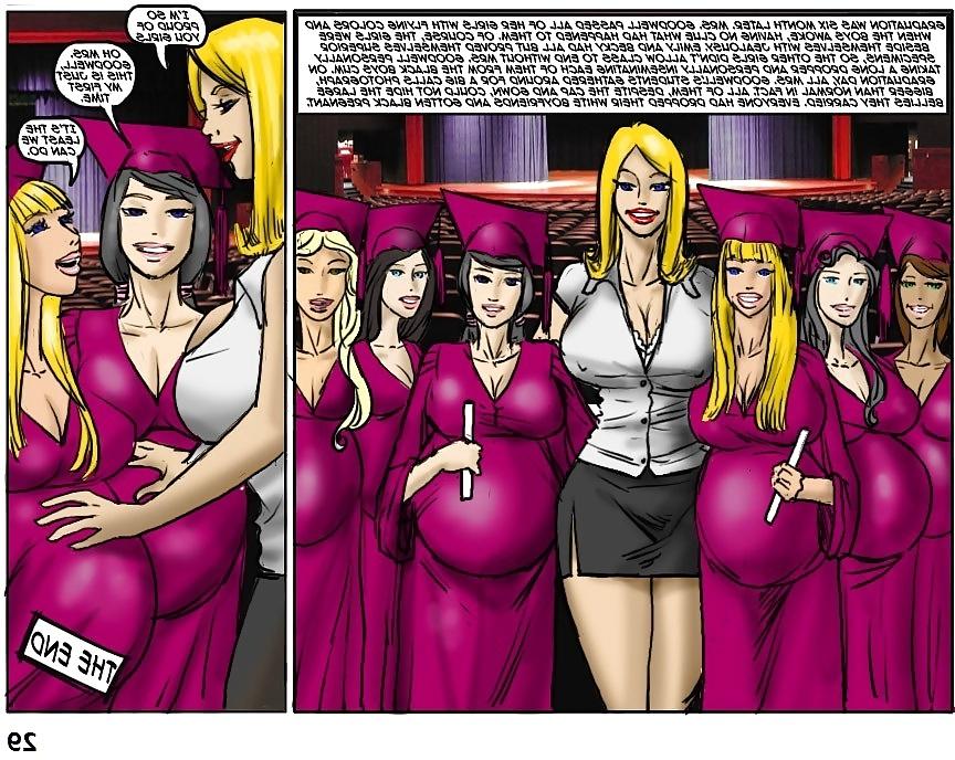 25P Interracial Cartoon