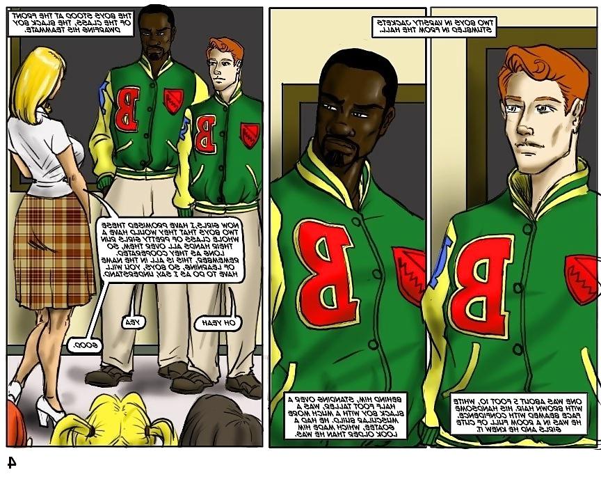25P Interracial Cartoon