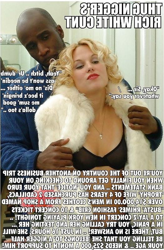 25P Interracial Captions - Black Daddy Owns Her !!