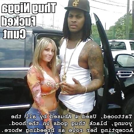 25P Interracial Captions - Black Daddy Owns Her !!