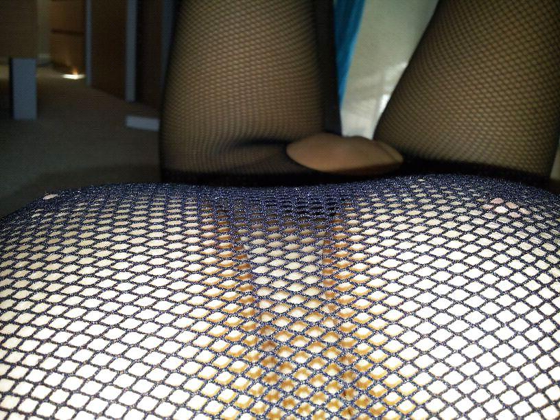25P Surprise fishnet all in one pics for my man 