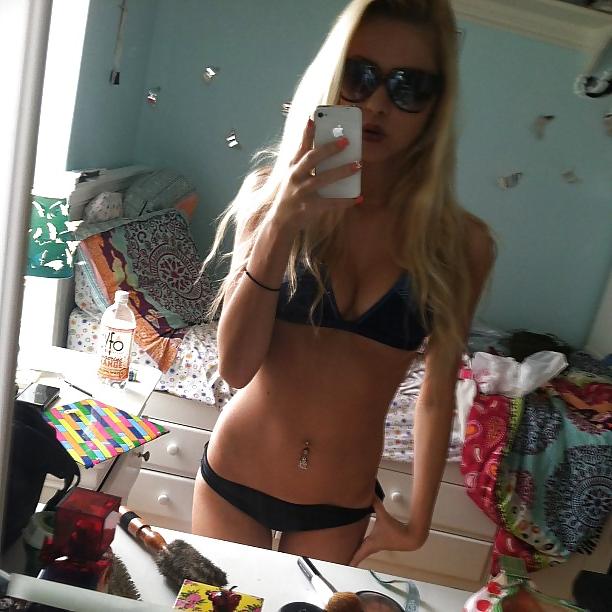 18P Sexy young blond teen girl