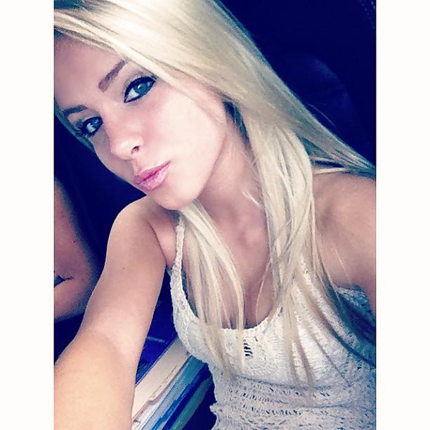 18P Sexy young blond teen girl