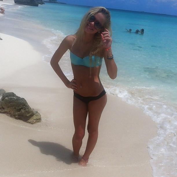 18P Sexy young blond teen girl