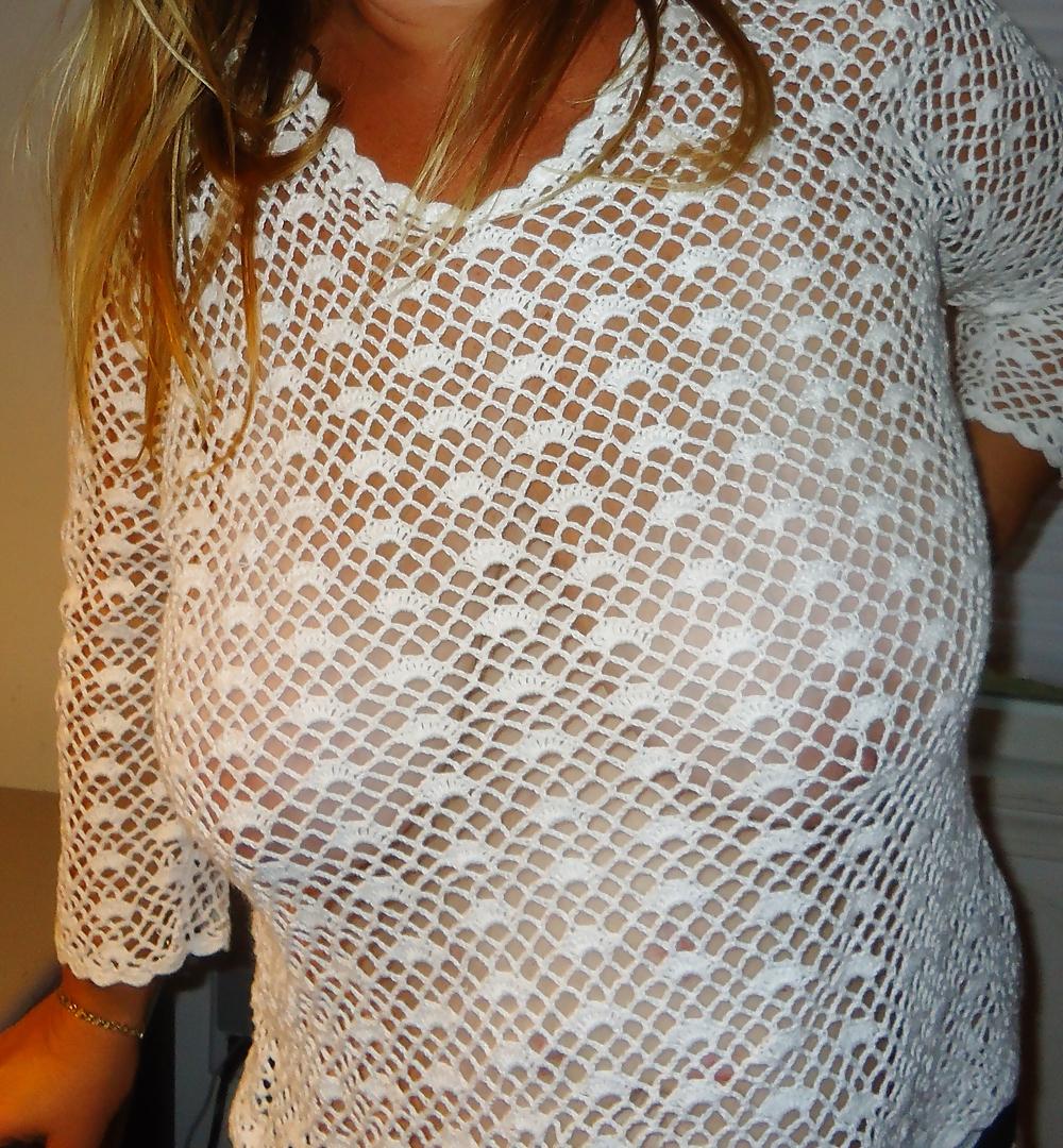 6P Wife in Shear Top