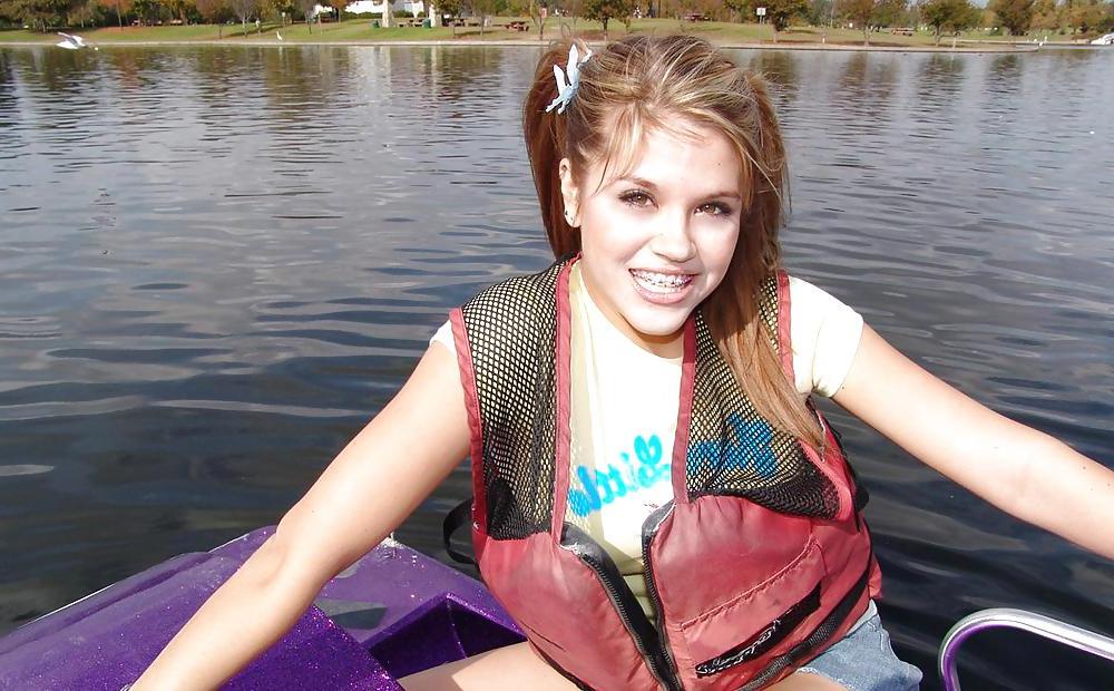 25P Horny Topanga - On the lake