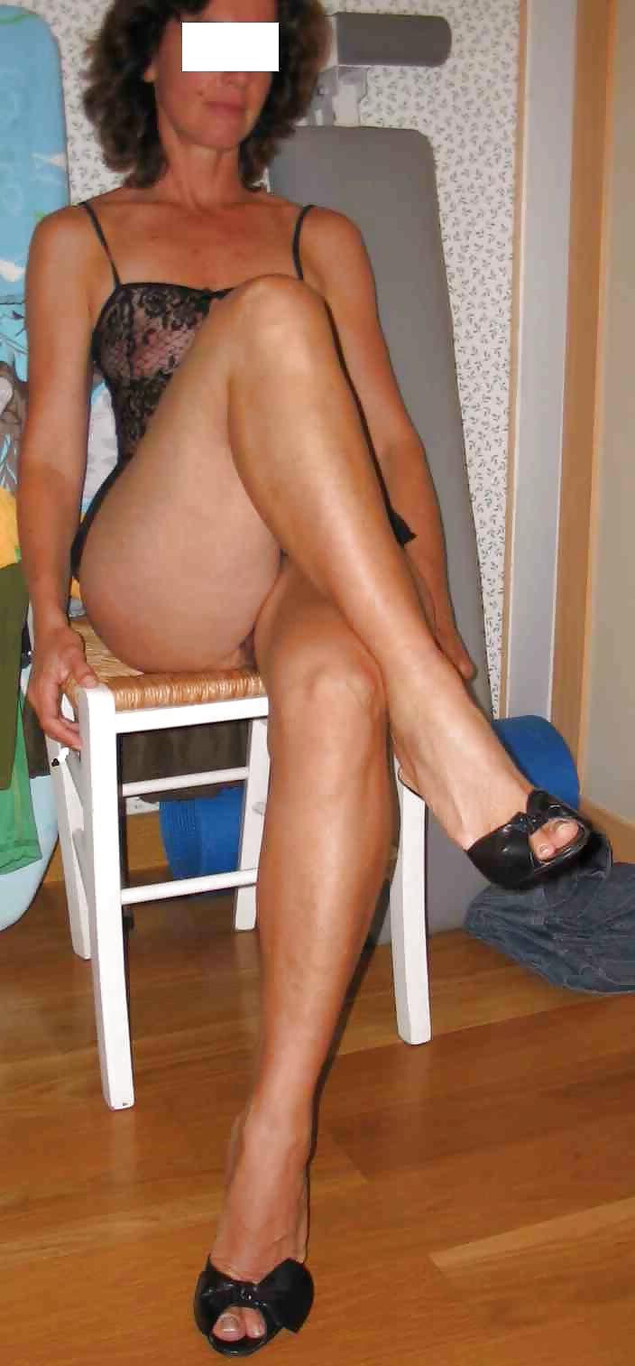 25P My wife in her various mules