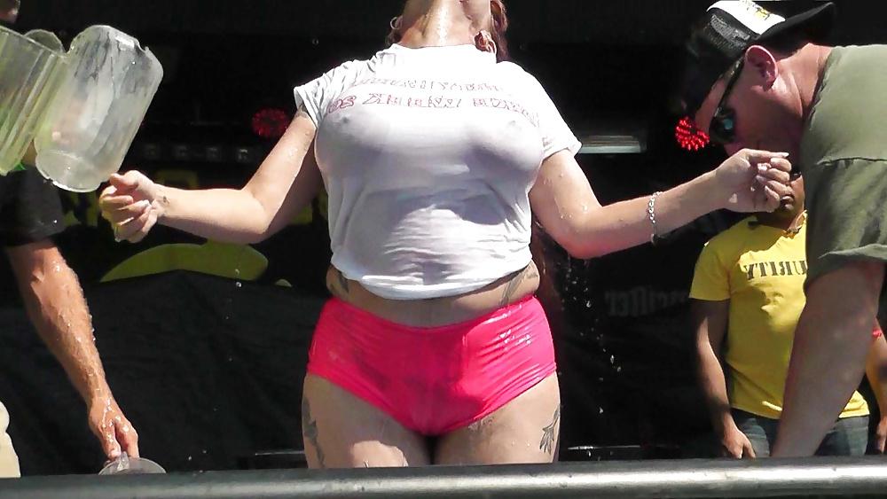 18P Bike Week Wet T-Shirt Contestant 