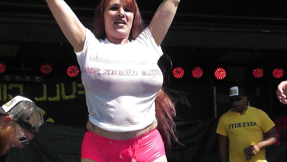 18P Bike Week Wet T-Shirt Contestant 