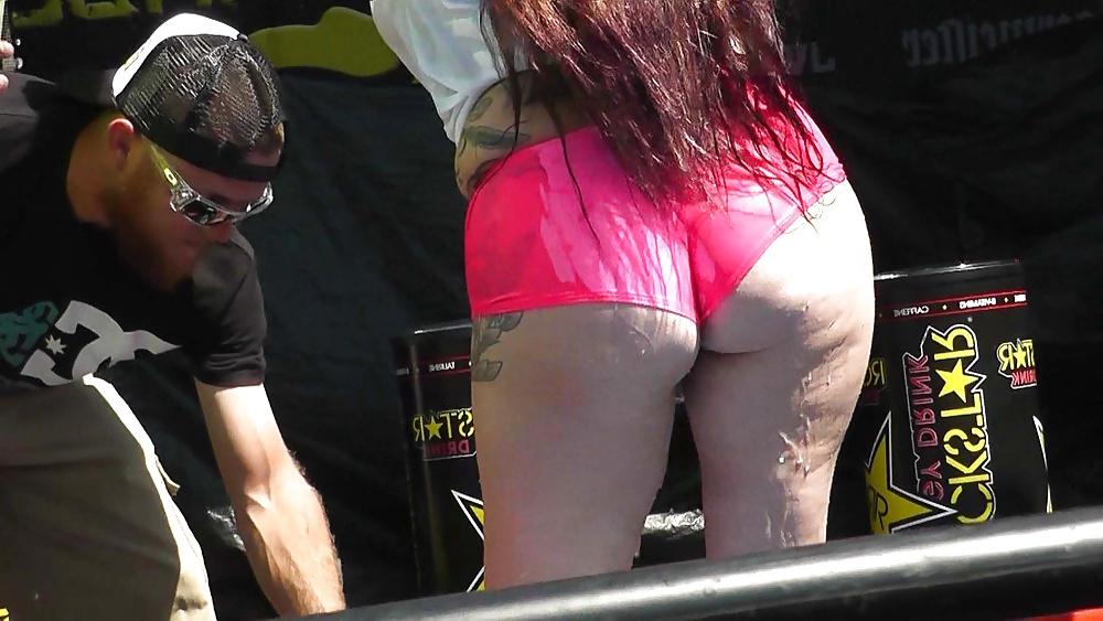 18P Bike Week Wet T-Shirt Contestant 