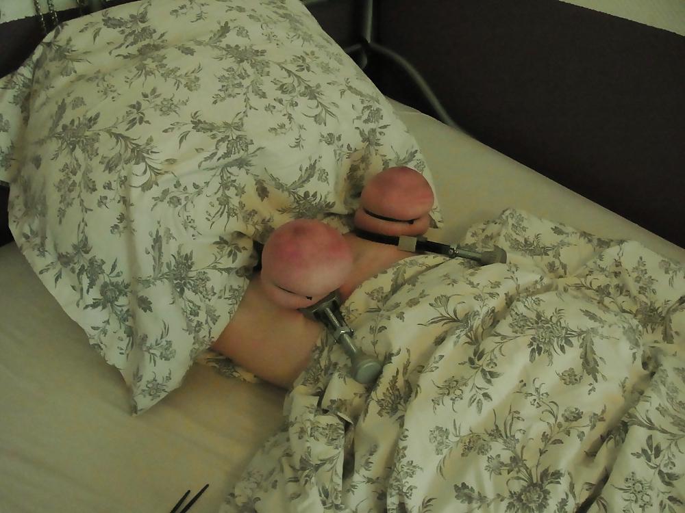 25P Chubby redhead Part15 saggy tit sqeezing and sucking torture