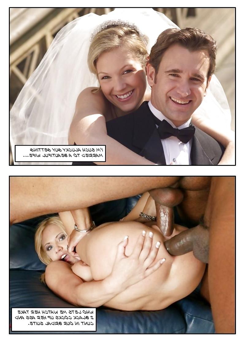 25P Interracial Captions - Honeymoon Cuckold.