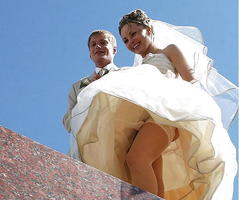 24P Wedding upskirts