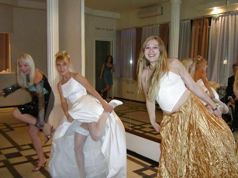 24P Wedding upskirts
