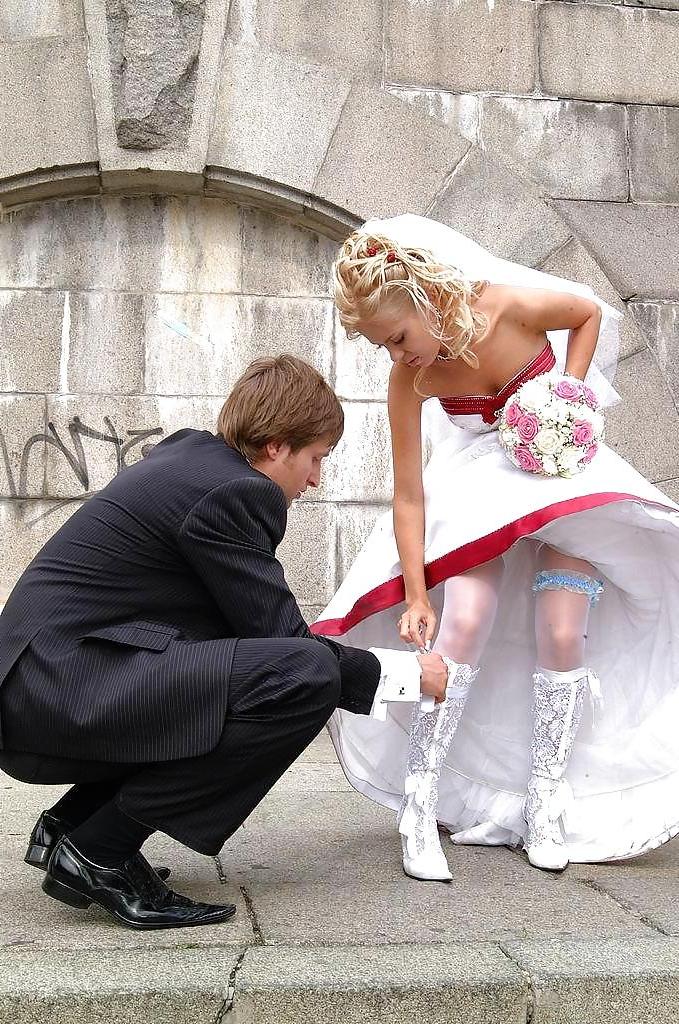 24P Wedding upskirts