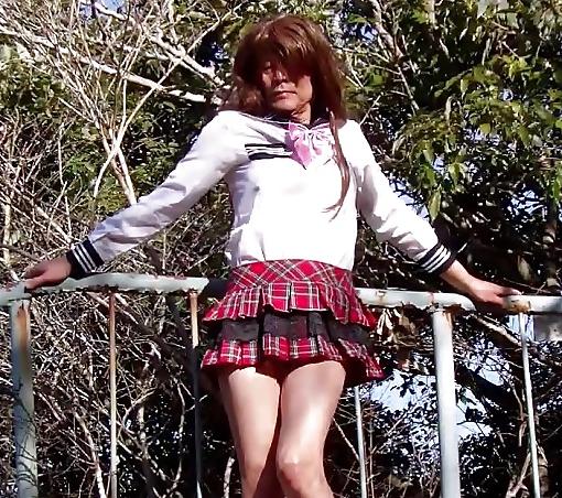5P Japanese Fem Boi Pai-chan is PAIPAN AKB High School Sluttie