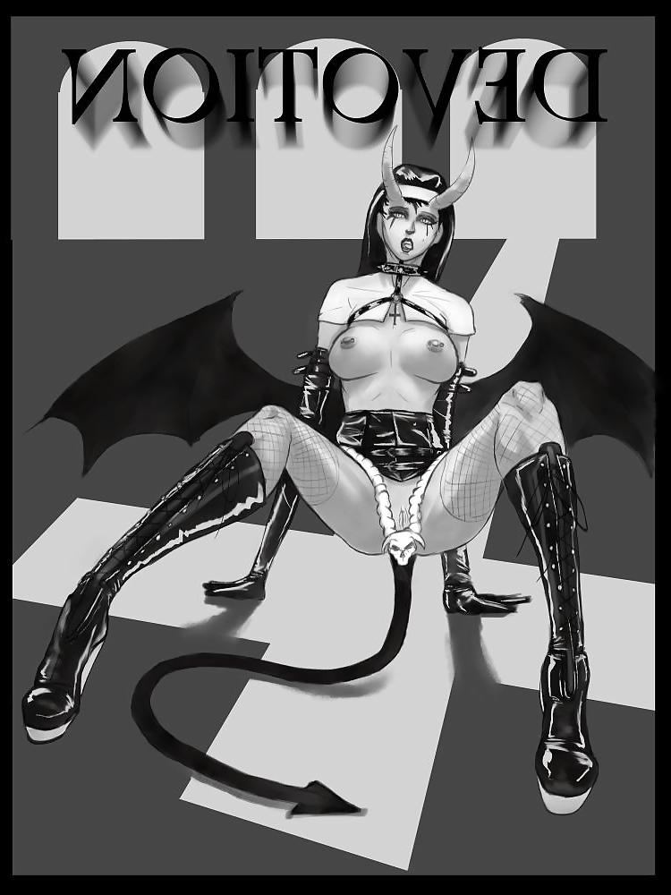 25P Devotion - futa nun and demon