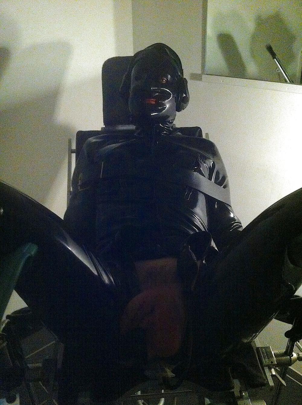 11P Long latex session with two femdoms