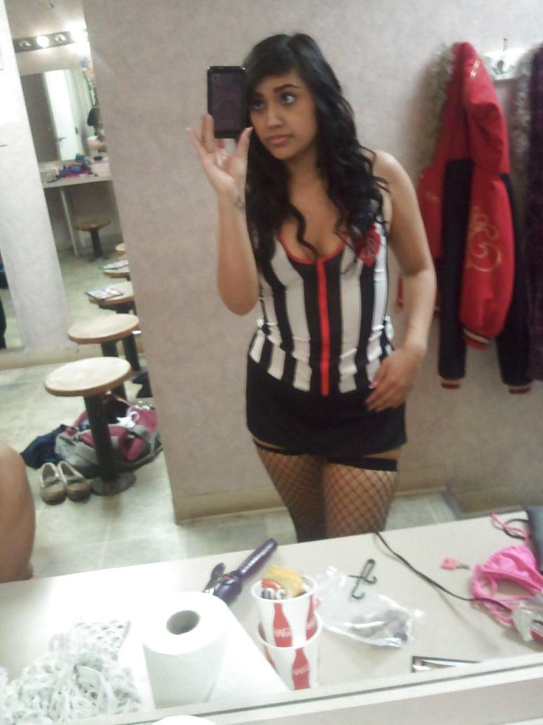 22P Young latina selfshot