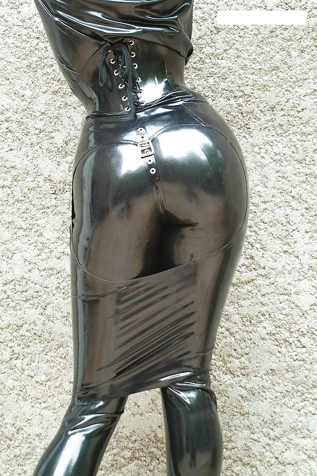 6P Latex leather