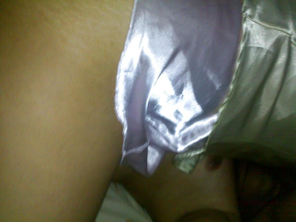 10P SATIN WHITE AND PINK