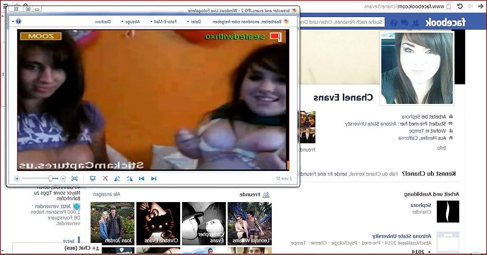 8P Exposed Tits of KRISTY BREWSTER and CHANEL EVANS on facebook