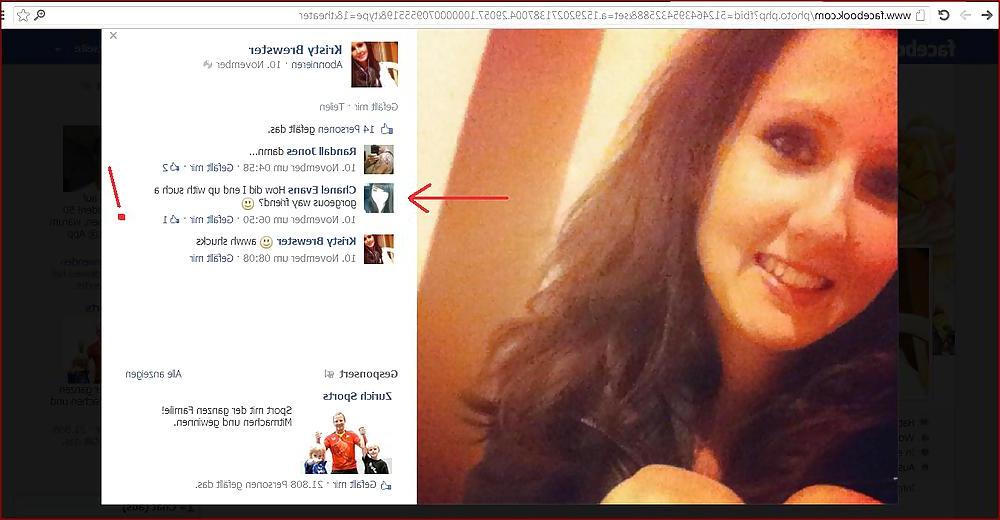 8P Exposed Tits of KRISTY BREWSTER and CHANEL EVANS on facebook