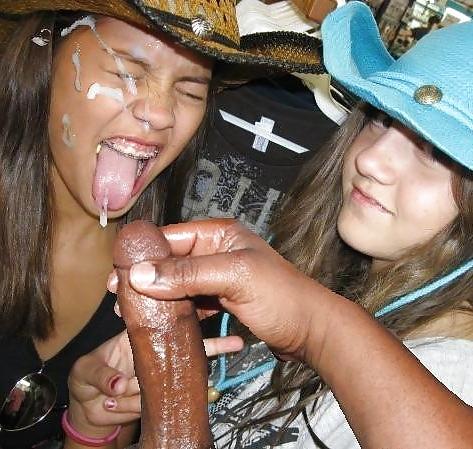 14P Bukkake swallow