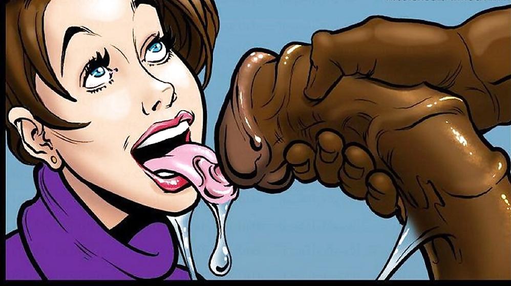 25P Interracial Cartoons 3