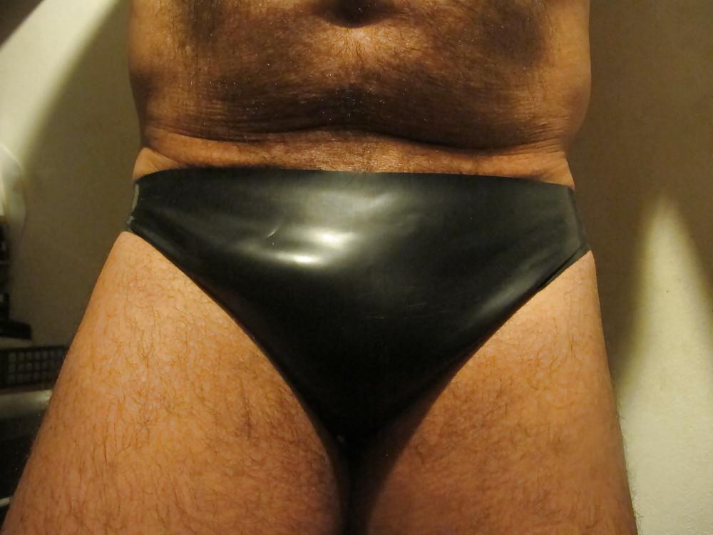4P Latex pants with dildo,.....