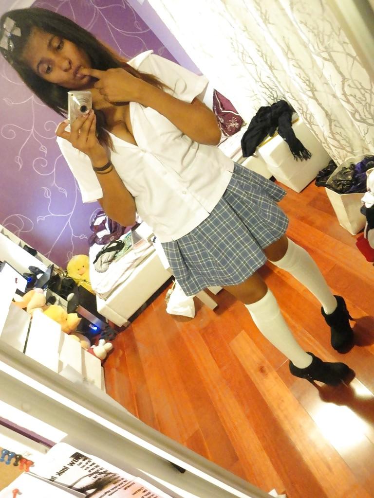 9P School Girl Boobs