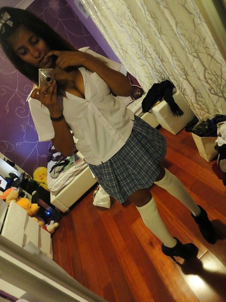 9P School Girl Boobs