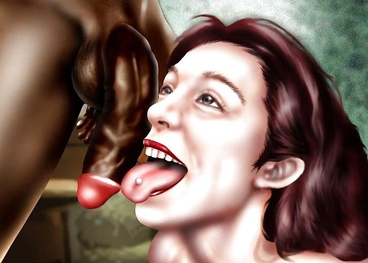 25P Interracial Cartoons 2