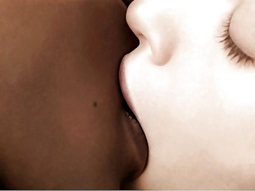 25P Interracial kissing 2