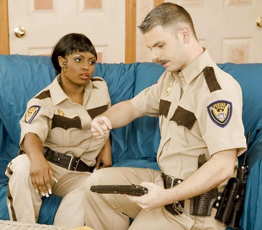 24P Interracial Fun Within the Reno Sheriff's Dept.