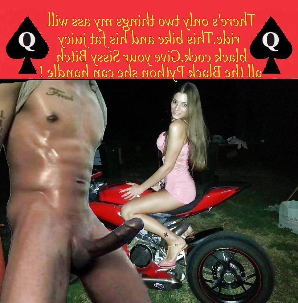 15P Interracial Captions: BBC training their Sissy's 13