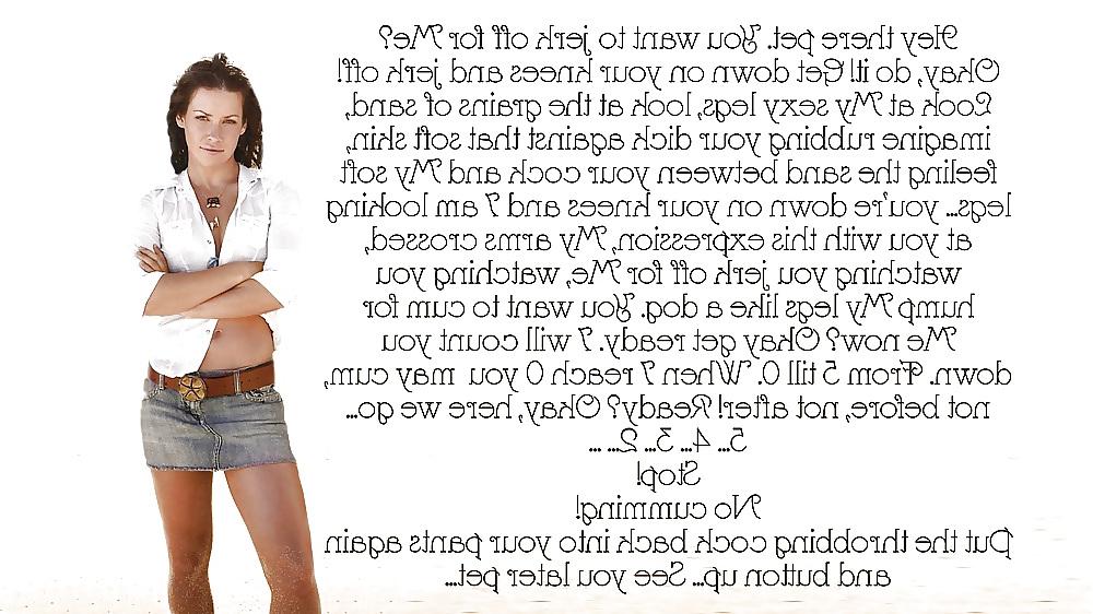 9P Evangeline Lilly HOT FEMDOM CAPTIONS