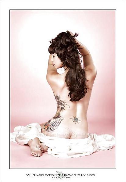 20P Beautiful Girls, Tattooed And Latex 1