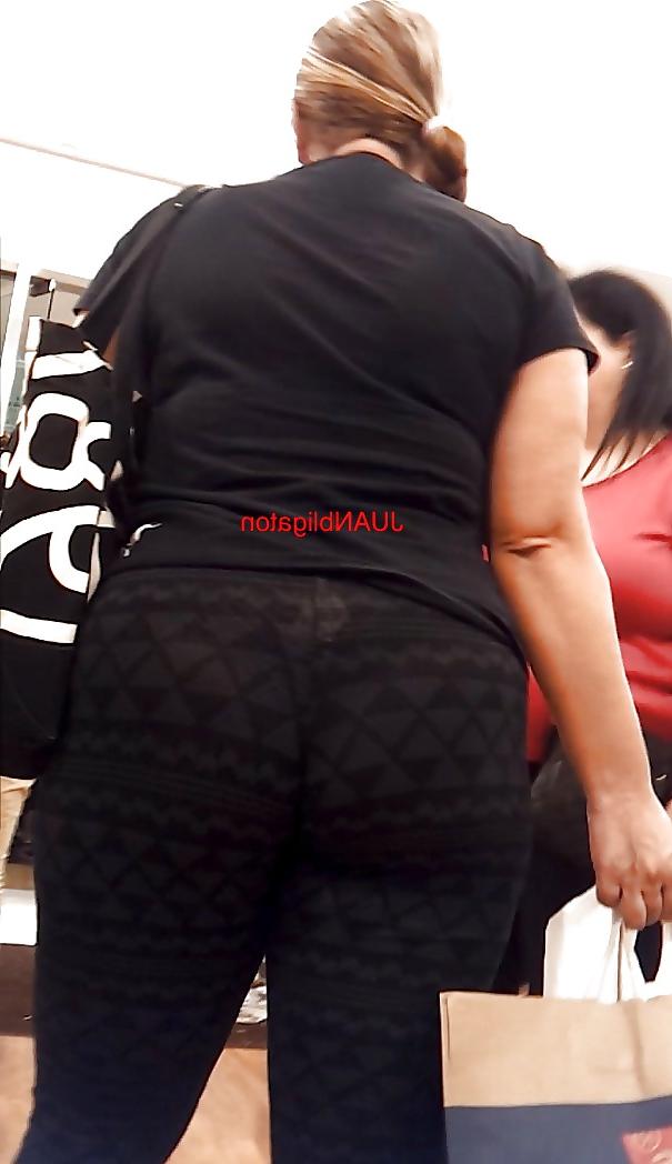 8P SEXY  ass latin milf VPL seethru leggins JUANbligaton VOYEUR