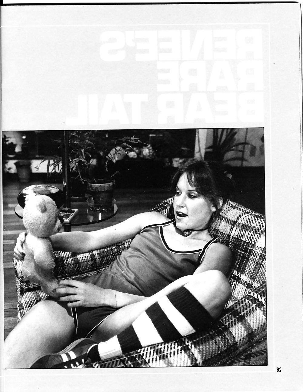 21P Reminiscent Vintage Retro Teens Spread Natural Hairy Bush 2