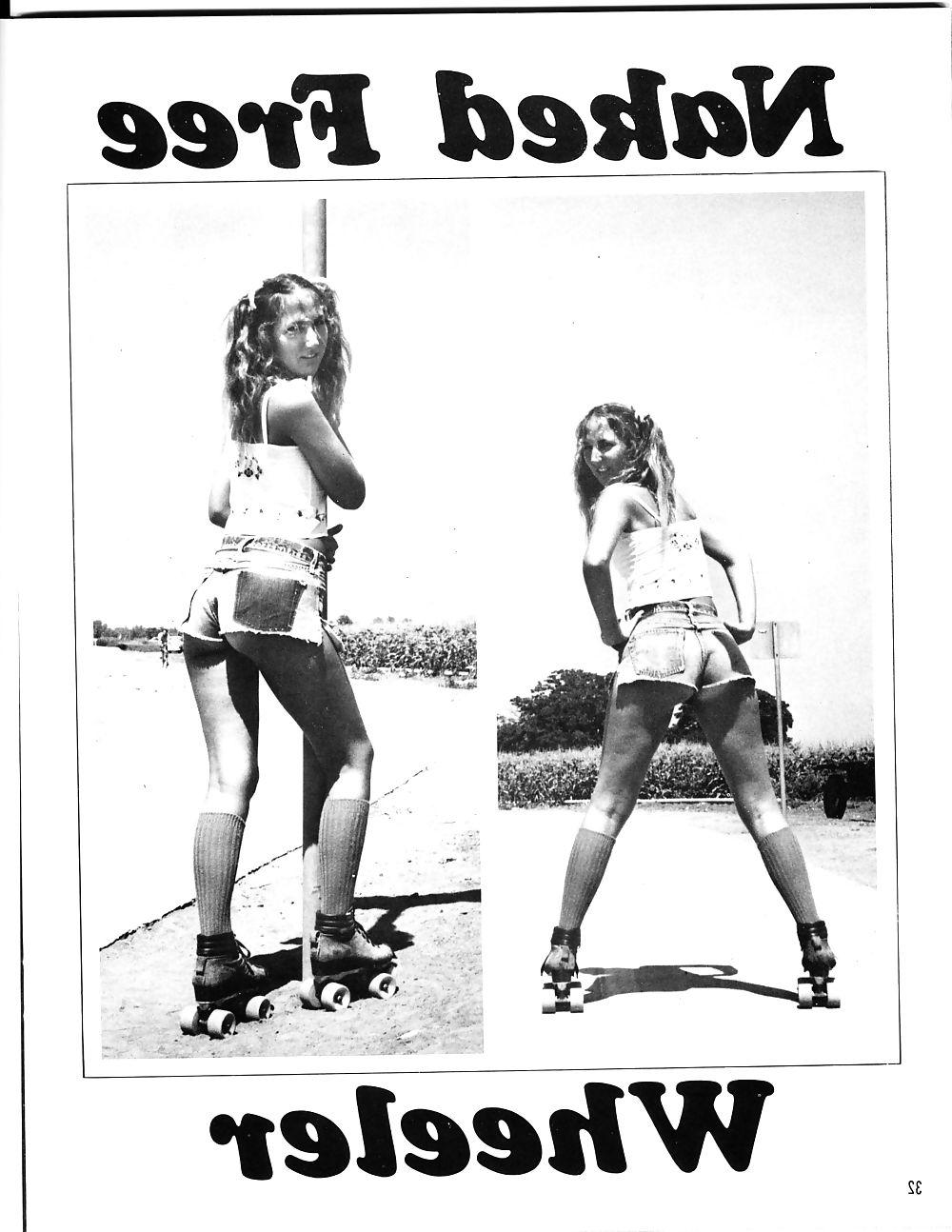 21P Reminiscent Vintage Retro Teens Spread Natural Hairy Bush 2