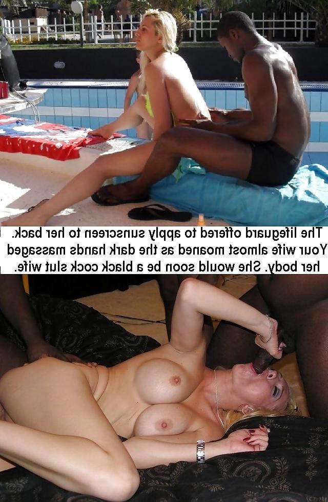 7P Interracial Cuckold Honeymoon Wife Beach Caps