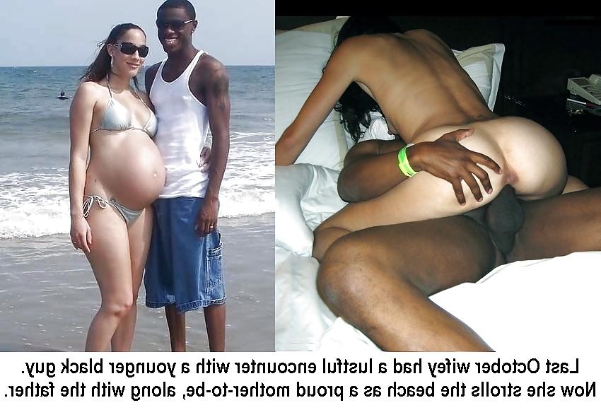 7P Interracial Cuckold Honeymoon Wife Beach Caps